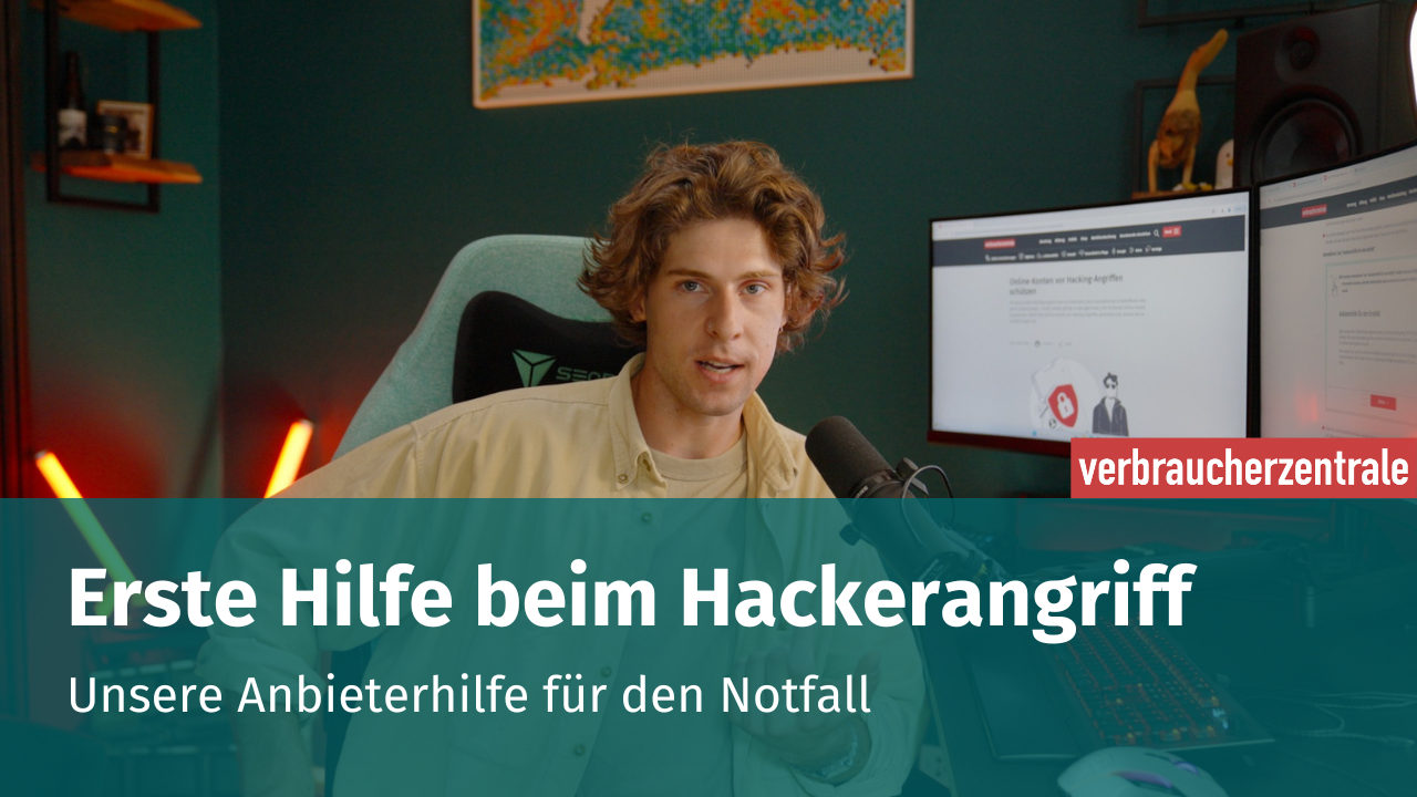 Thumbnail für das Video zur ersten Hilfe bei einem Hackerangriff